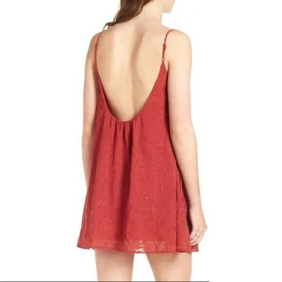 Lovers + Friends Fly Away Mini Dress in Rust NWT Size Small - Picture 2 of 3